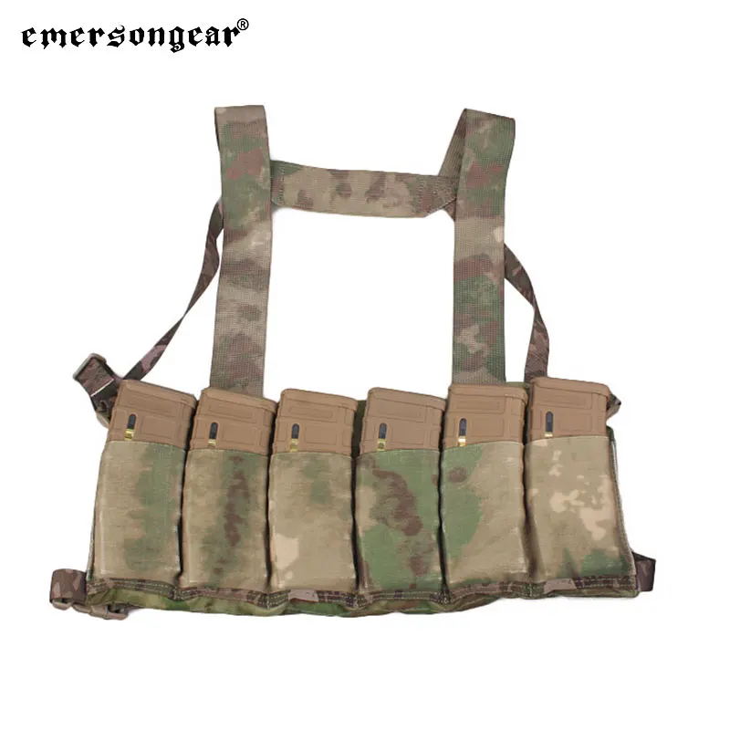 Chaleco portador táctico con múltiples bolsillos, plataforma de pecho SCAR-H de velocidad militar, EM2390, EM2390 - imagen 4