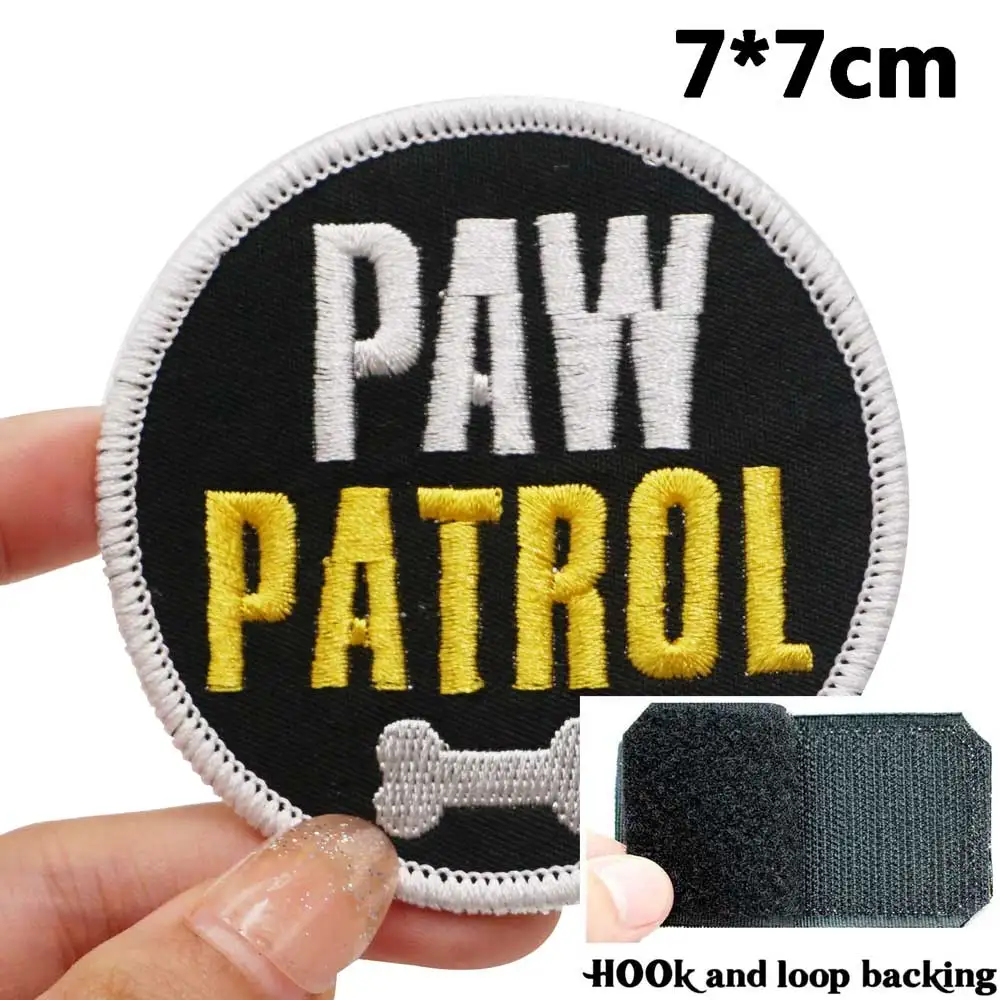 Nombre de dibujos animados, parches bordados de animación, aplique de etiqueta de costura, banda de motorista punk, insignias de ropa de Rock con respaldo de gancho - imagen 2