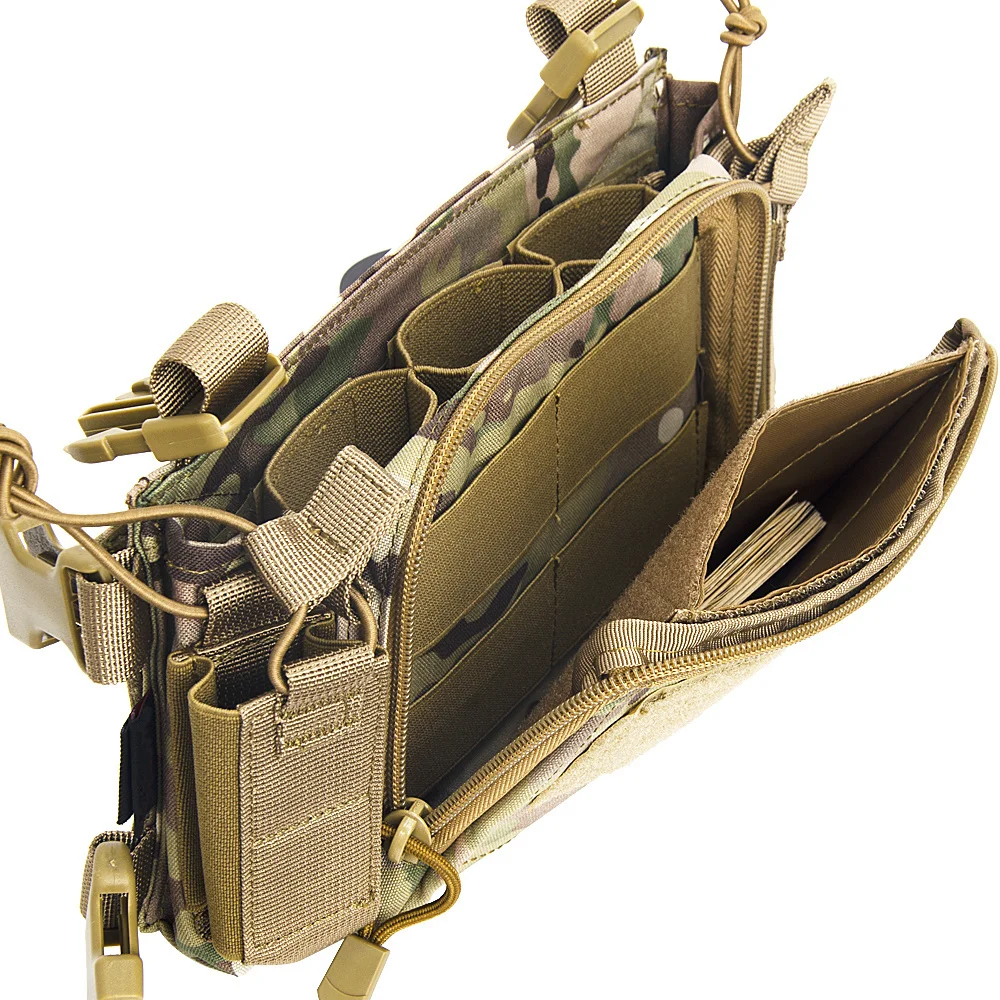 Bolsillo táctico D3CR, bolsa de aparejo de pecho, organizador de almacenamiento oculto, funda de cuña, chaleco de caza, paquete de expansión de engranajes - imagen 5