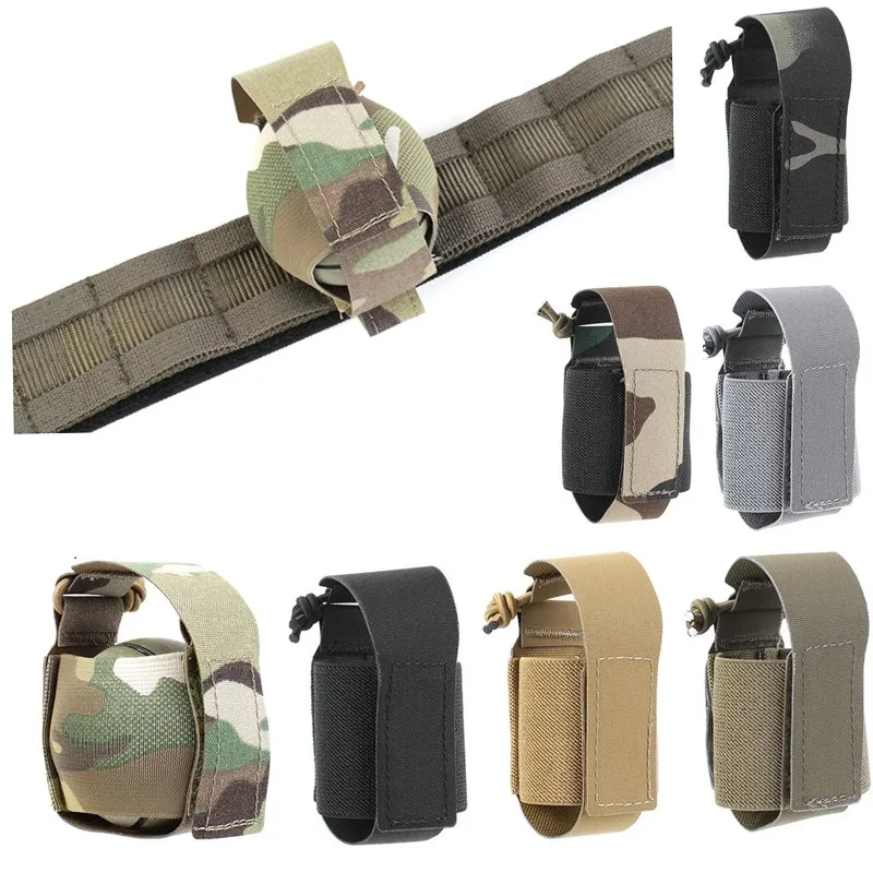 Kit de camuflaje para deportes al aire libre M67, bolsa modelo RGD-5, artículo redondo, bolsa elástica para artículos diversos, kit de camuflaje