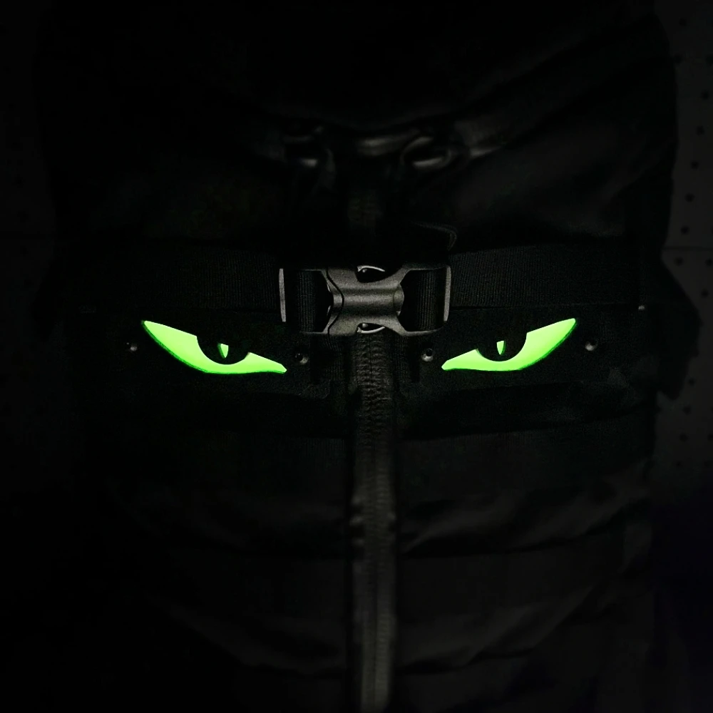 Barra de marcador luminosa Molle, mochila al aire libre, accesorios de montaje de granja misteriosa, placa absorbente de luz, barra de emisión de luz - imagen 2