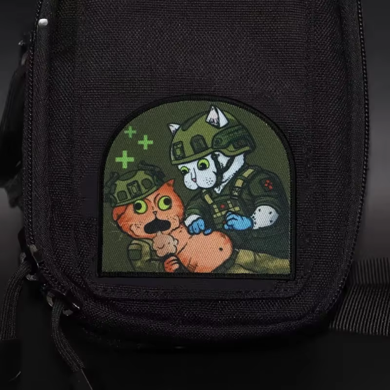 Parche velcro moral militar – Insignia táctica para mochila