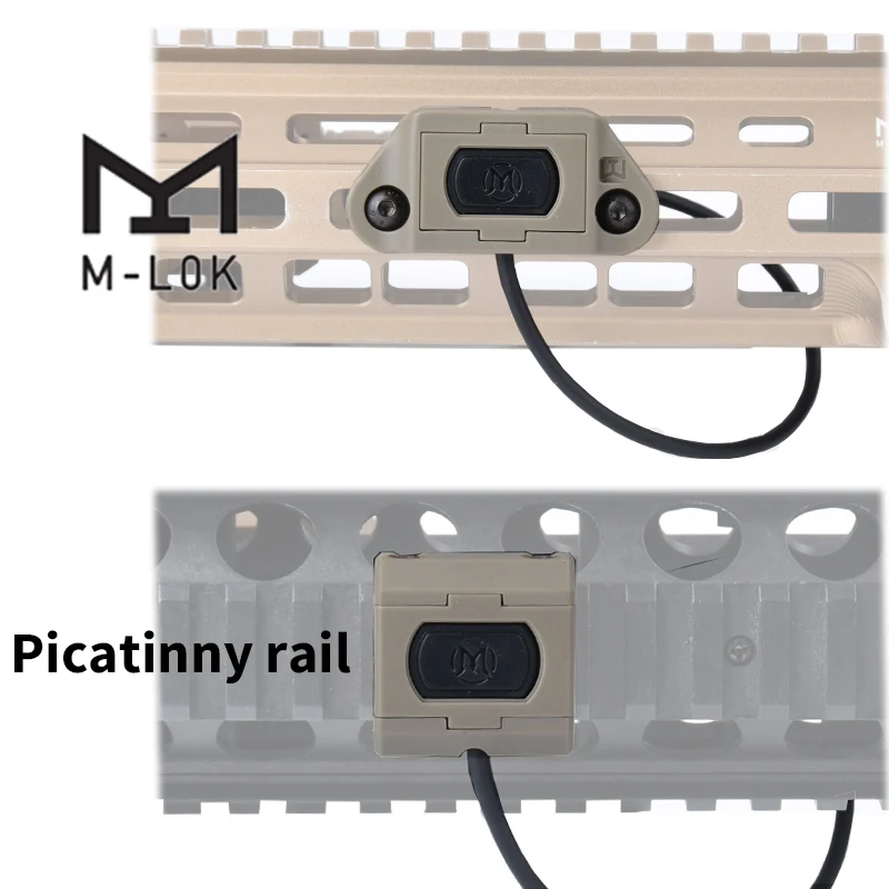 WADSN-linterna táctica Surefir M600 M300 Airsoft, luz de explorador, interruptor modbutton, Mlok Keymod, Rifle, lámpara LED blanca para arma de caza - imagen 4