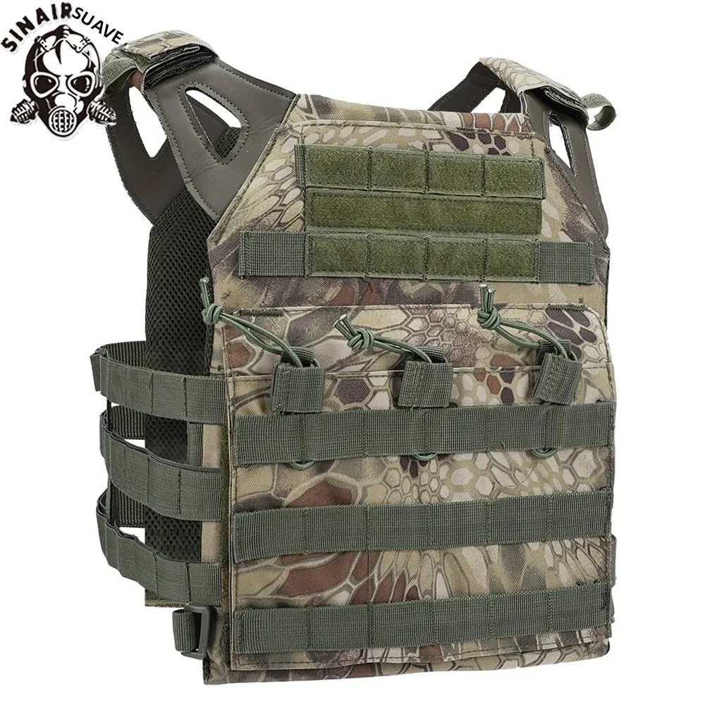 SINAIRSOFT chaleco táctico MOLLE JPC chaleco Airsoft Paintball pecho protector puente placa portador Trekking combate chaleco 1000D - imagen 2