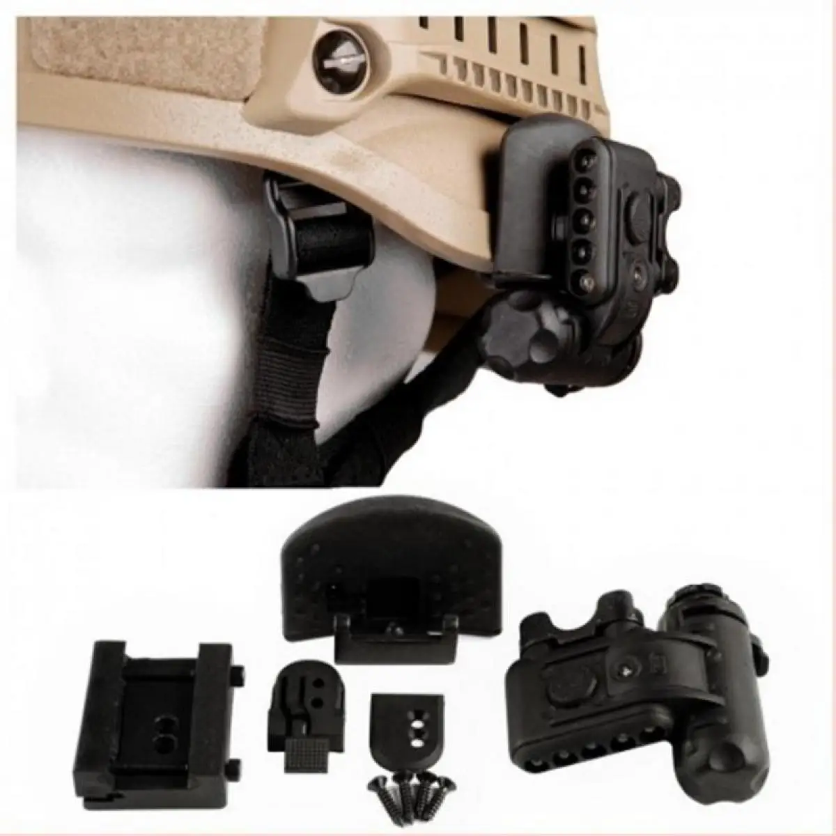 HL2 Gen 3 luz LED infrarroja táctica multifuncional, luz de identificación, riel rápido para casco, Mini luz IR de supervivencia - imagen 2