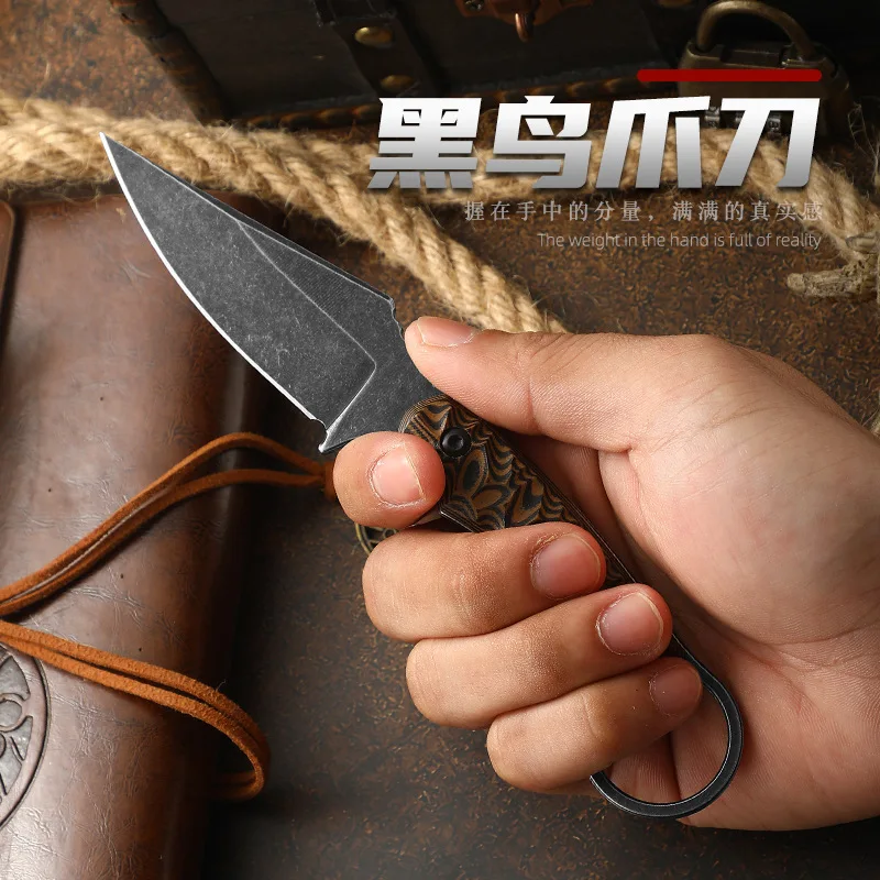 Cuchillo Pterosaurio de supervivencia acero alta dureza para exterior - imagen 4