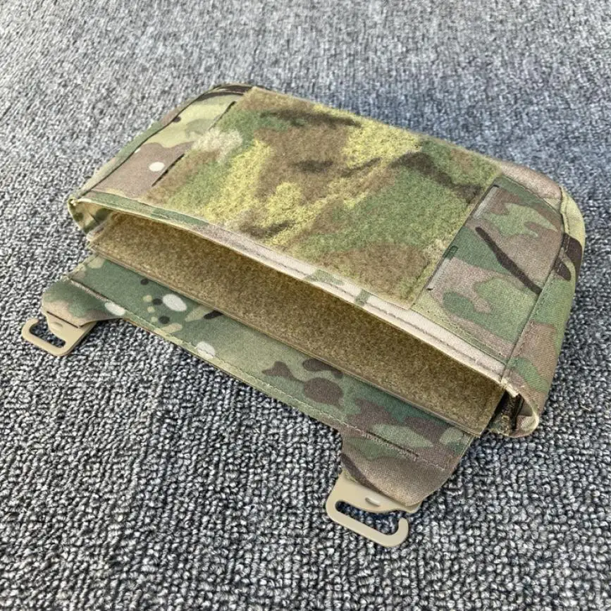 Chaleco táctico, bolsa de Panel frontal, portador de placa de plataforma, bolsa de aparejo de pecho, solapa frontal doble, bolsa de revista de repuesto para almacén de canguro - imagen 2