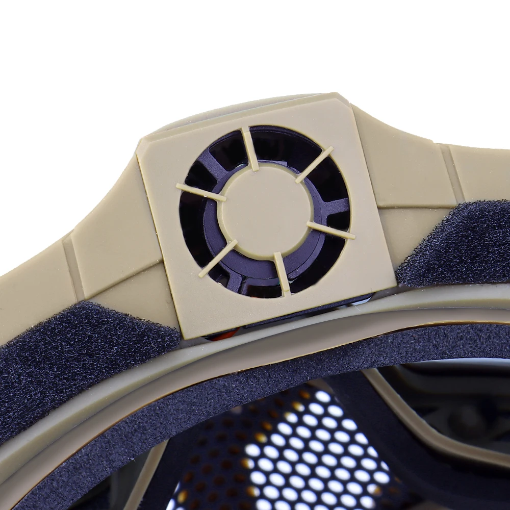 Máscara de Paintball Airsoft con gafas de ventilador antiniebla/transpirable/frío para caza CS juego de entrenamiento Cosplay accesorio de casco rápido - imagen 4