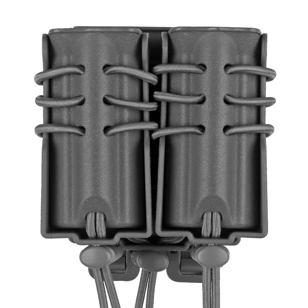 Bolsa táctica para pistola, Rifle, revista, Molle, tapa abierta, funda cartuchera para M4 AR15 5,56 9mm GL.40 Cal, accesorios de caza - imagen 2