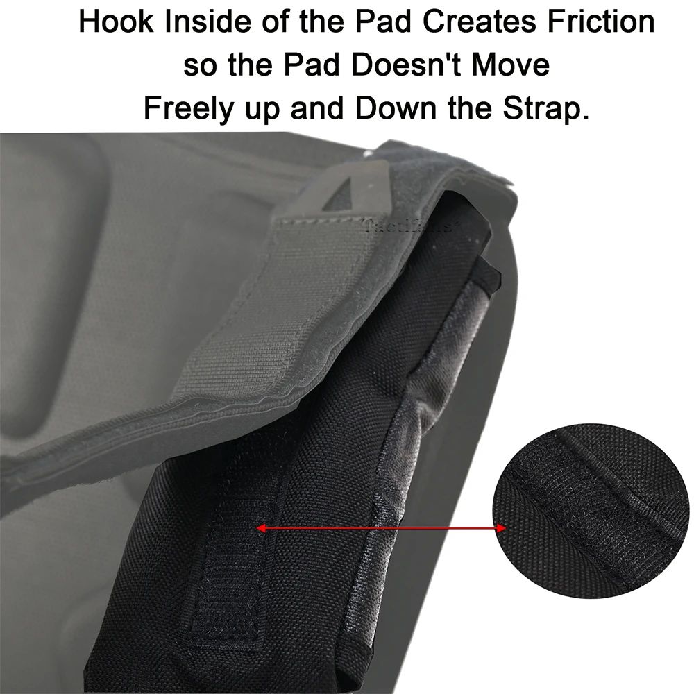 Hombrera táctica, chaleco táctico transpirable, hombrera, mochila, almohadillas de correa para chaleco FCPC JPC, accesorios para senderismo y mochilero - imagen 5