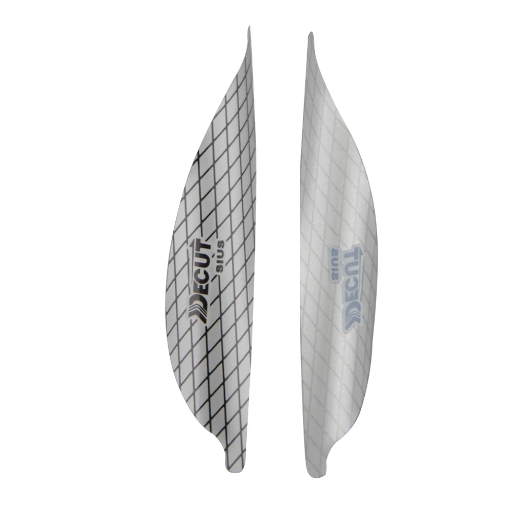 50 Uds paleta giratoria 1,56/1,75/2 pulgadas tiro con arco flecha pluma ala derecha plástico espiral Fletches tiro caza objetivo flecha Fletching - imagen 4