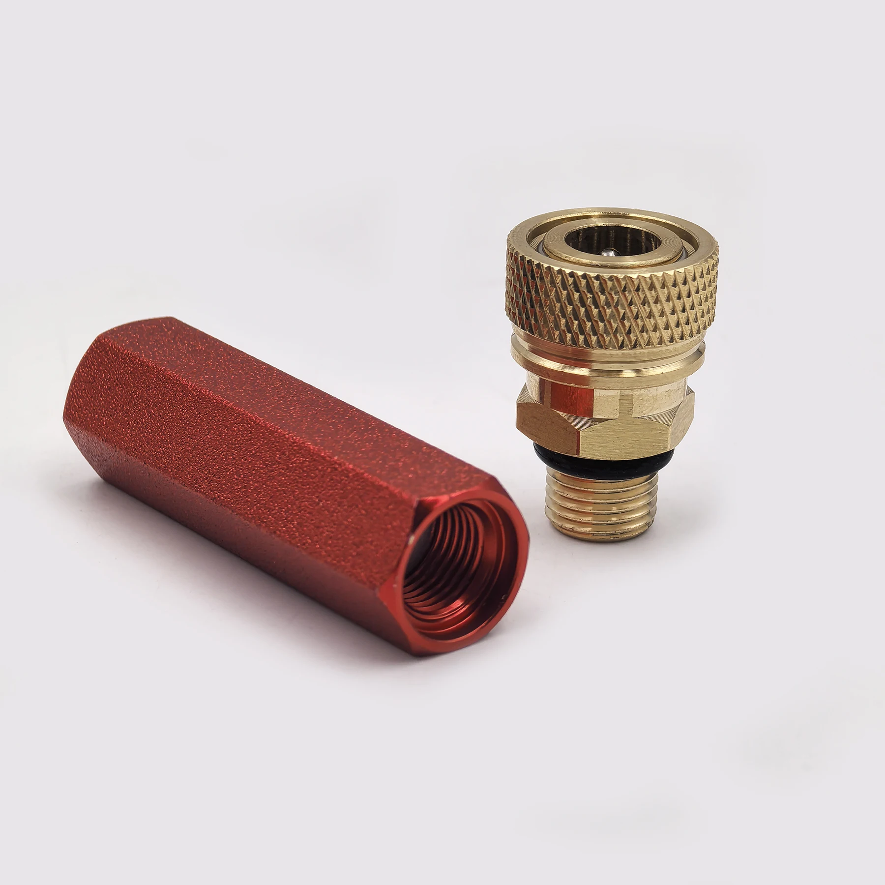 Separador agua-aceite para compresor con conector rápido y filtro - imagen 5