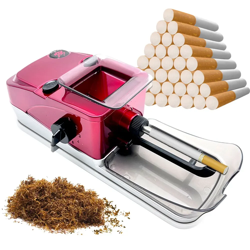Máquina laminadora de cigarrillos automática eléctrica 3 en 1, llenado de tabaco para rodillo de tubo de 5,5/6,5/8mm, herramientas para fumar - imagen 4