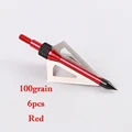 100grain 6pcs Red