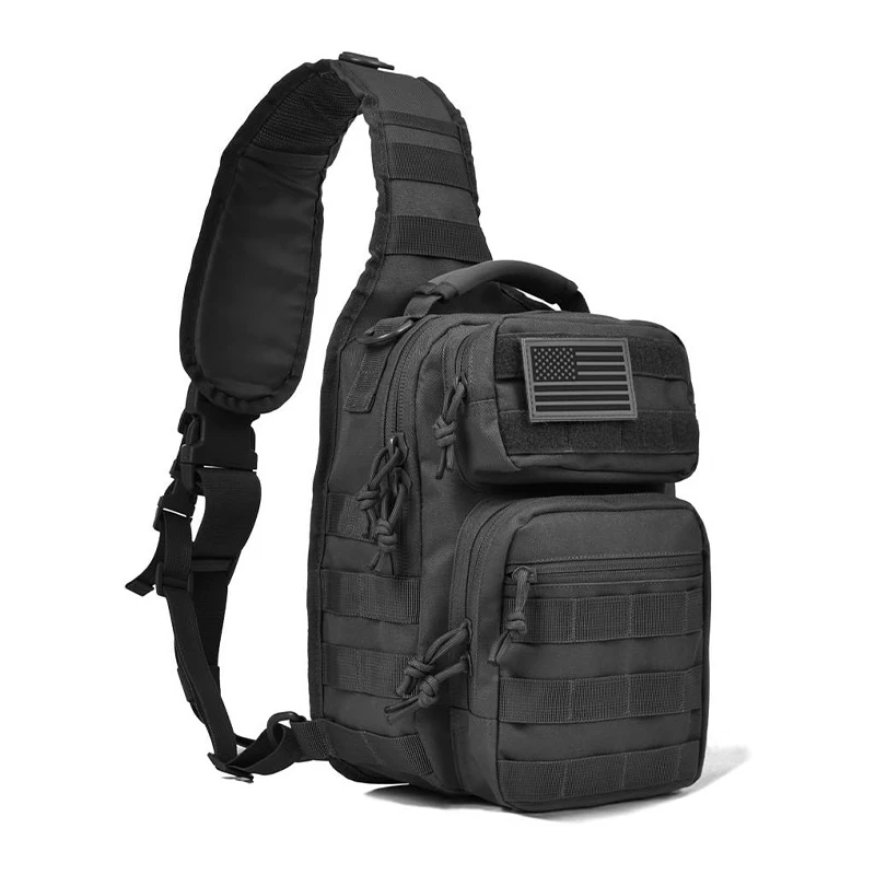 Bolso de hombro al aire libre Rover Sling Pack mochila de nailon Molle accesorios de caza de asalto paquete de día de pañales pequeño - imagen 2