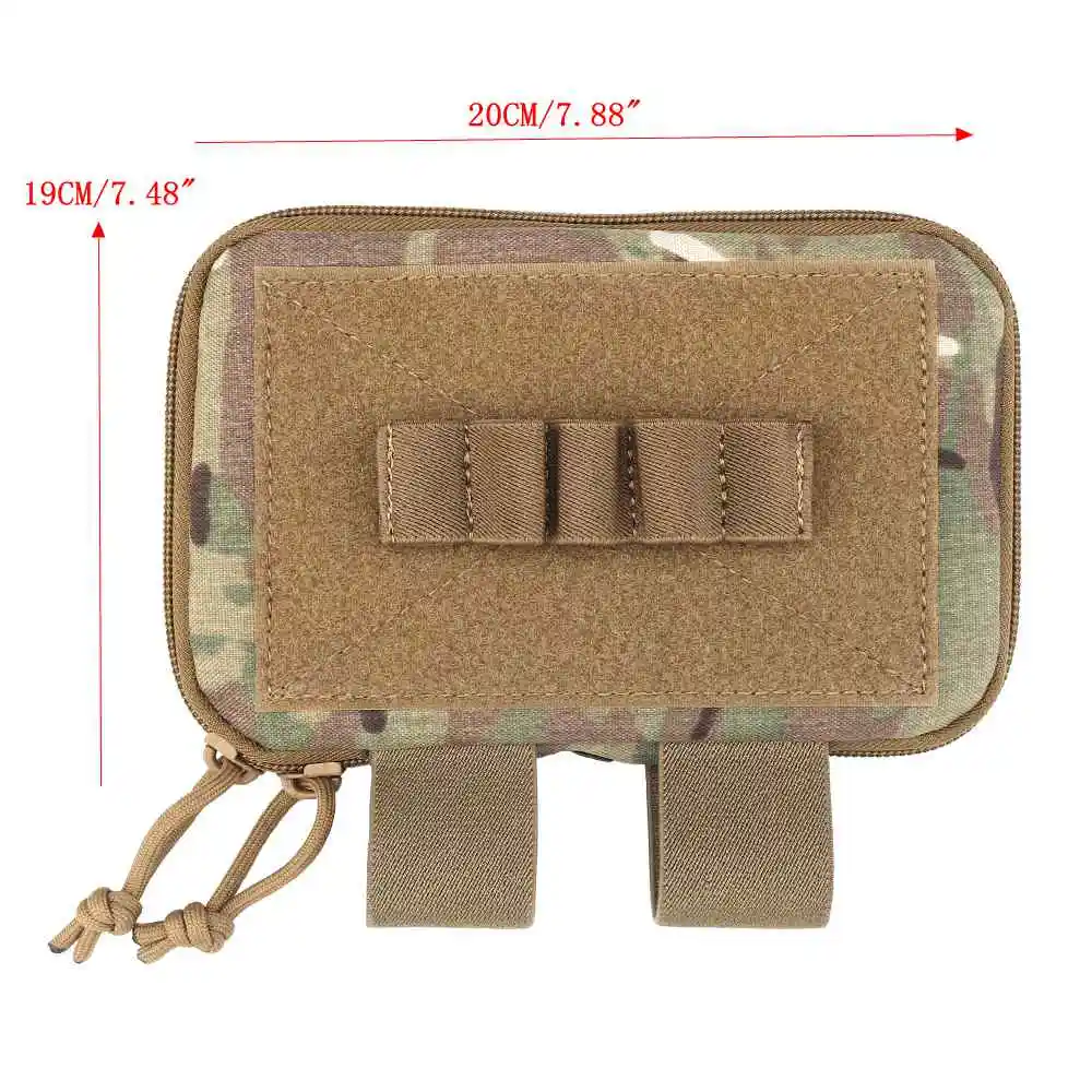Kit de primeros auxilios táctico EDC, bolsa médica, cinturón de cintura, bolsa de herramientas de supervivencia para acampar de emergencia, organizador de linterna - imagen 4