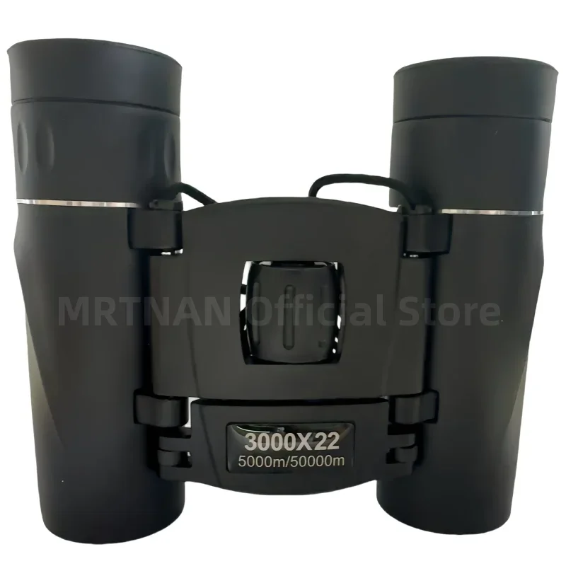 Prismáticos de alta potencia HD de bajo nivel de luz, binoculares portátiles de viaje de 50000M, Mini telescopio plegable de largo alcance, óptica para caza, 3000x22 - imagen 2