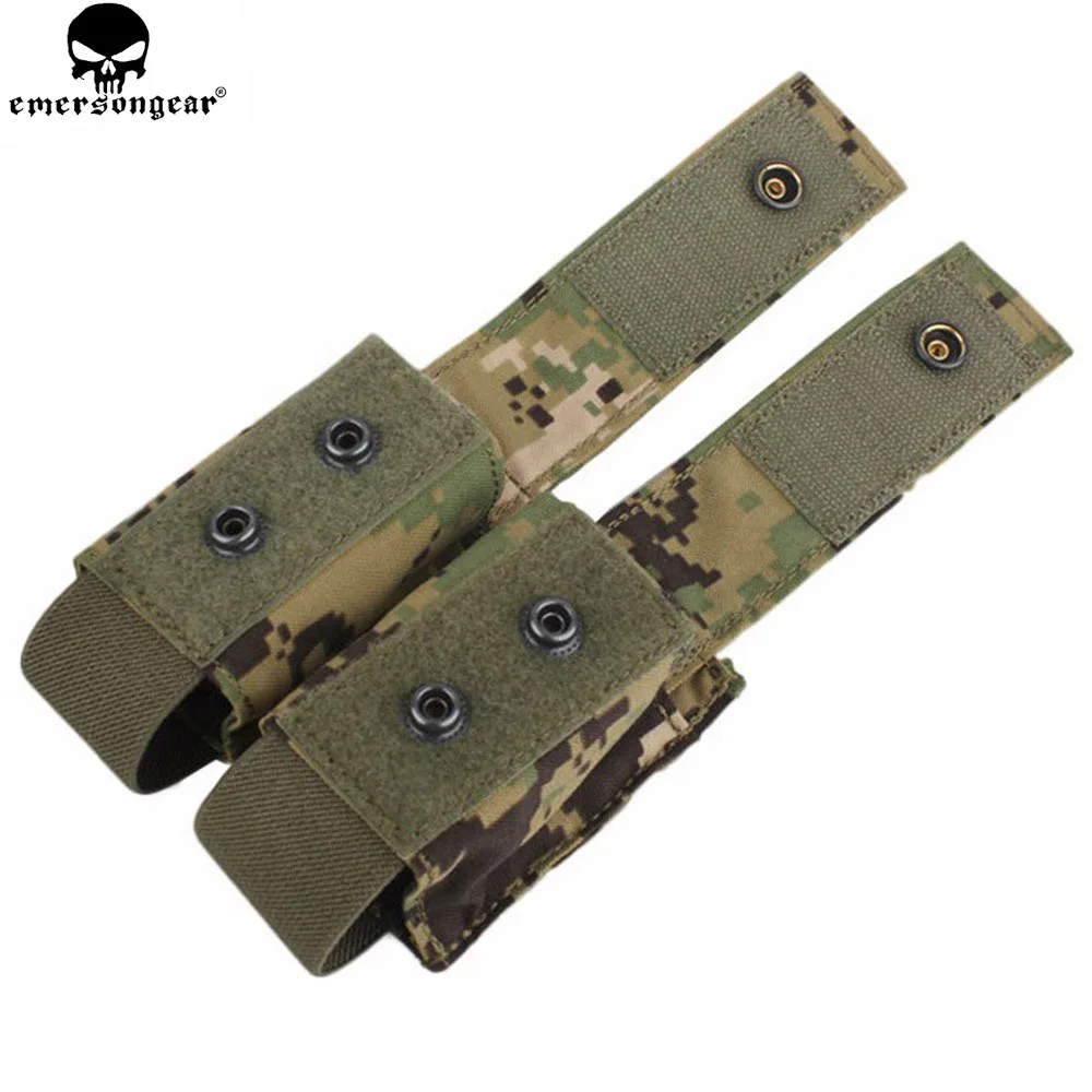 EMERSONGEAR-bolsa doble estilo LBT para caza, Airsoft, Paintball, Molle, multicamuflaje táctico de combate, EM6366, 40mm - imagen 4