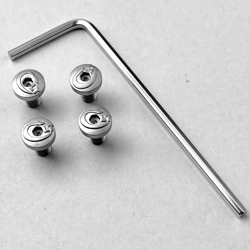 1 Juego de tornillos de mango de agarre de 4 colores con llave para modelos Kublai Khan P4 1911, protector de madera, accesorios de reparación DIY, piezas de clavos - imagen 3