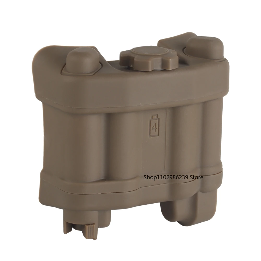 Caja de batería táctica NVG AN/PVS-31, modelo simulado, caza, tiro rápido, accesorios para casco Airsoft, accesorios decorativos sin función - imagen 3