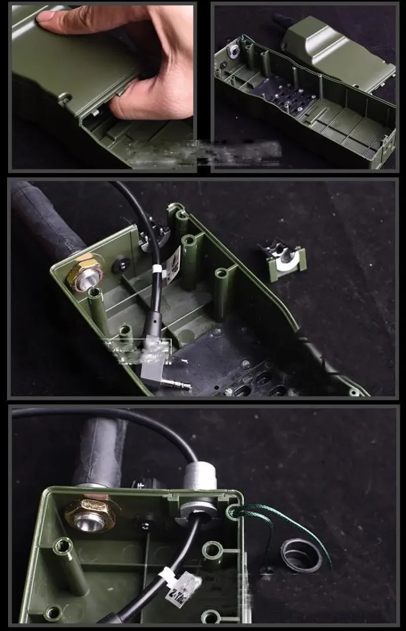 Maniquí táctico Airsoft AN/PRC-148/152, modelo de comunicación por Radio, estuche simulado - imagen 5