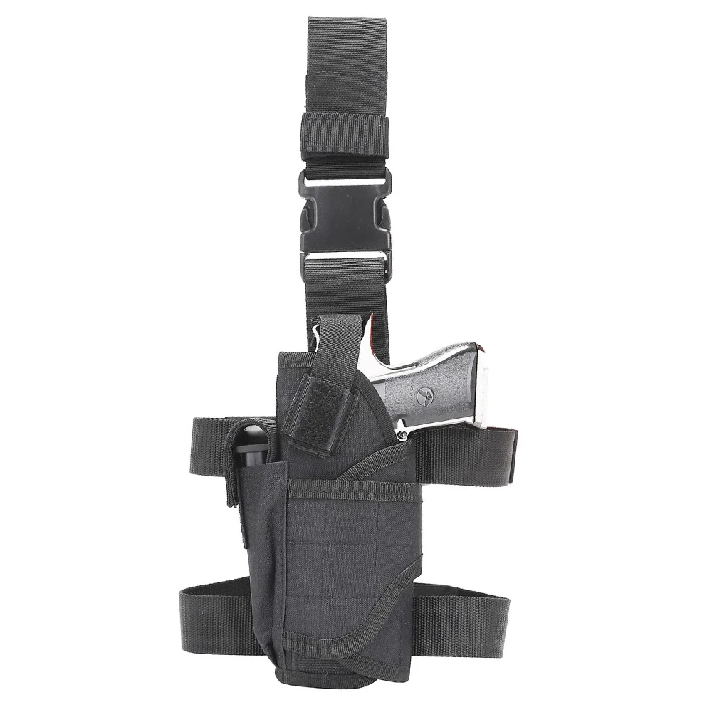Funda para pierna caída, funda táctica para pistola de muslo, arnés de pierna, bolsa Universal ajustable para soporte de pistola Glock - imagen 3