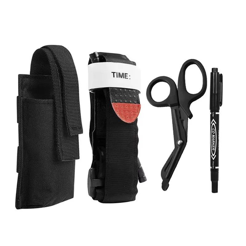 Botiquín de primeros auxilios para gatos, bolsa Molle, cinturón, torniquete rápido, cizalla, bolsa médica, accesorios de equipo multifunción