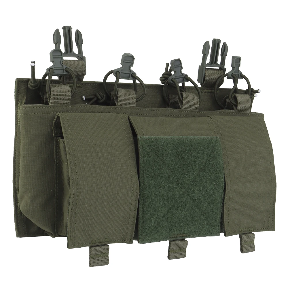 Bolsa extensible para armas para chalecos tácticos Cuádruple calibre 5,56, bolsa de almacenamiento táctica, bolsillos de caza, accesorios - imagen 4