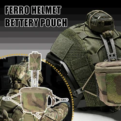 Ferro Bolsa Batería Visión Nocturna para Casco con Retención