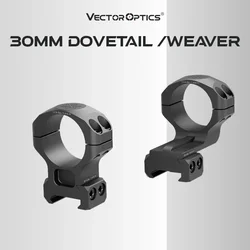 Óptica vectorial 30 mm para rail Picatinny - montaje con anillo