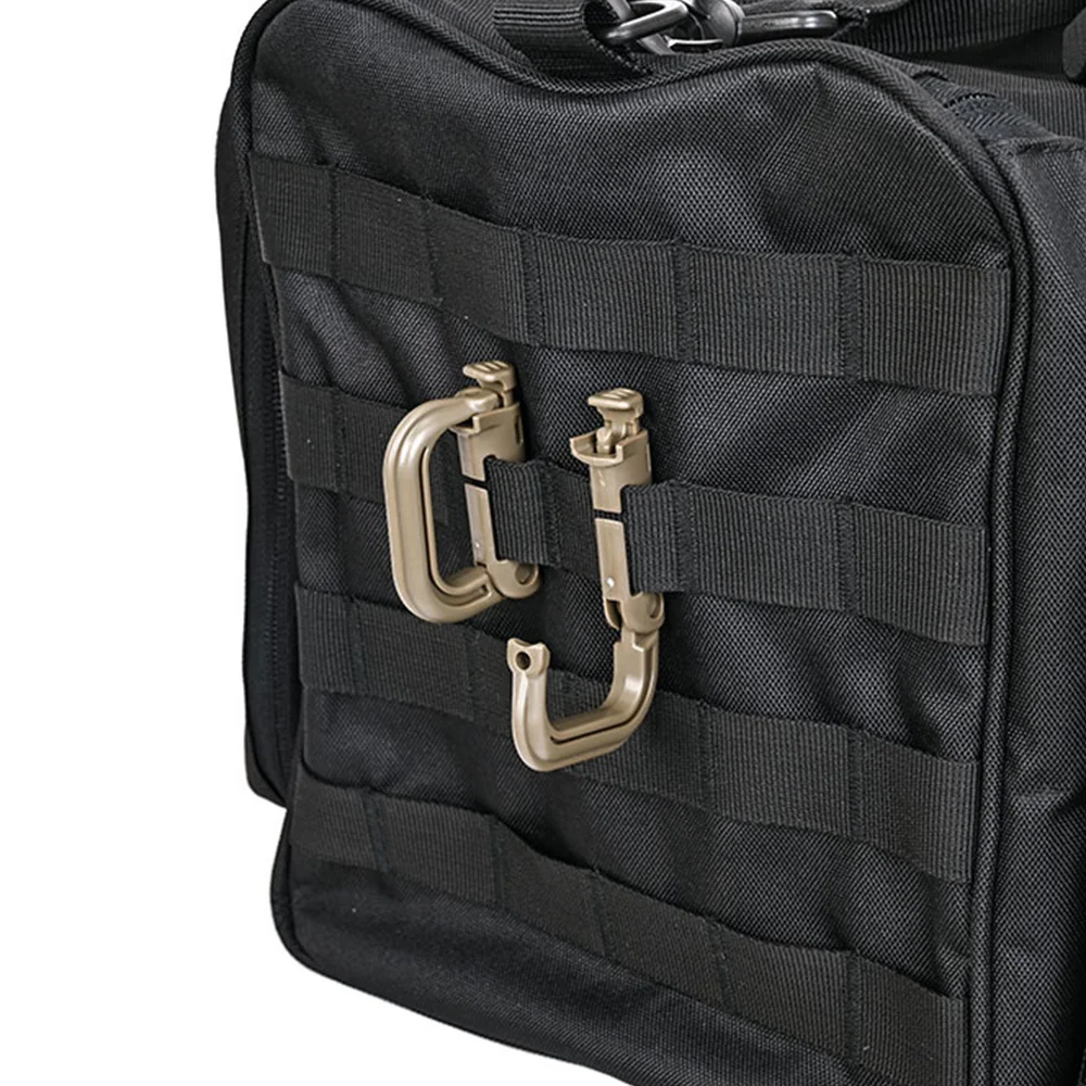 Anillo de bloqueo táctico D, hebilla de 2 piezas, mosquetón MOLLE, Clip de plástico tipo broche, chaleco táctico, sujetador de punto de conexión de bolsa - imagen 5