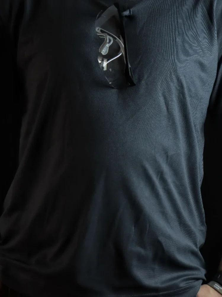 Camiseta táctica de camuflaje de secado rápido, chaqueta de entrenamiento, manga corta, Verano - imagen 5