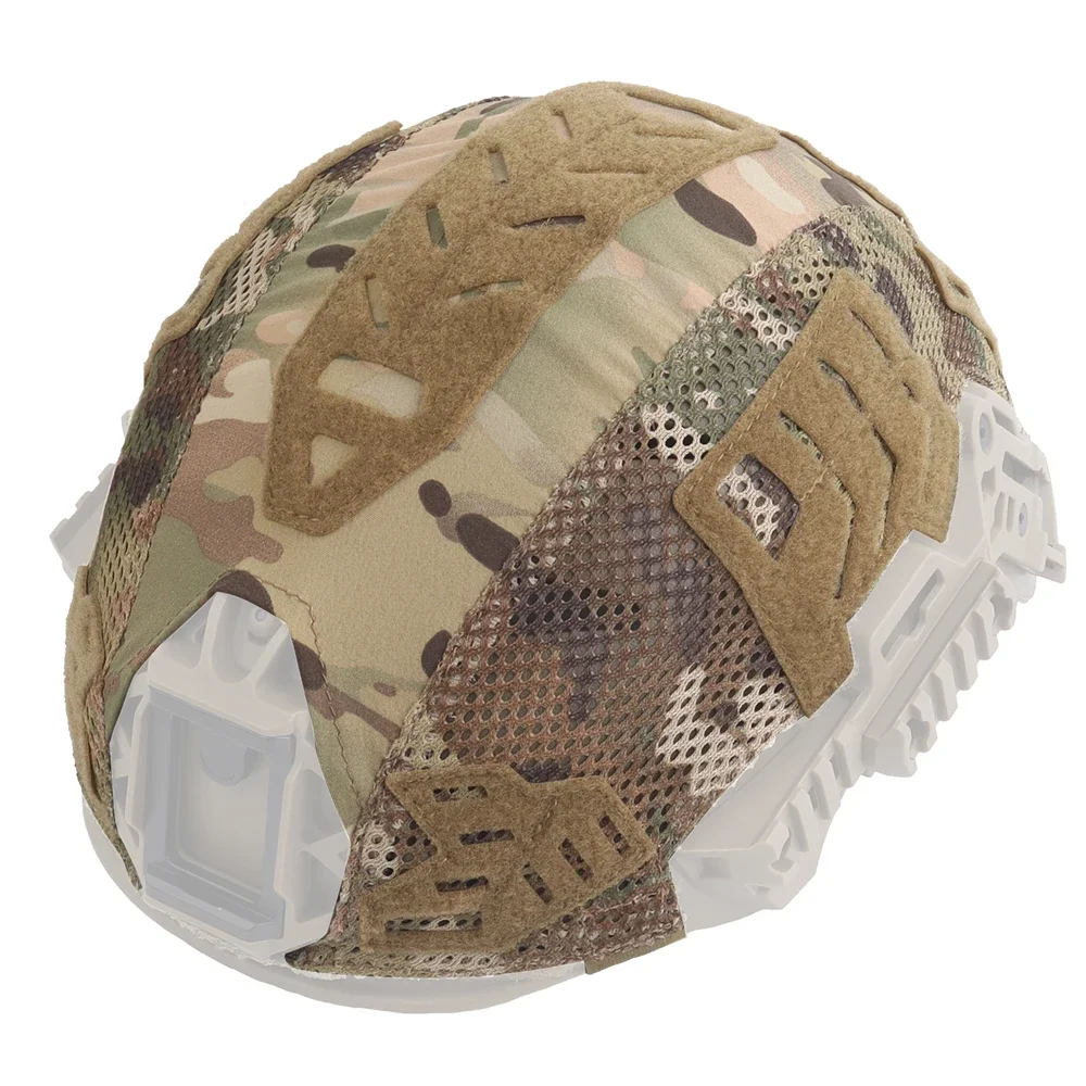 Casco táctico suave, cubierta de nailon 500D, camuflaje, accesorios de caza y Tiro, equipo táctico - imagen 3