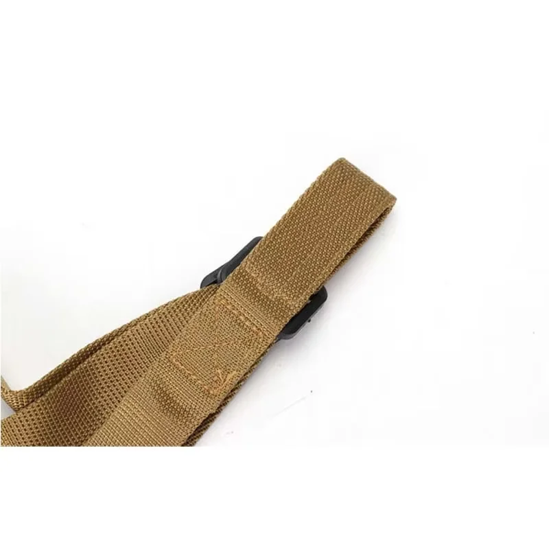 Cuerda de arnés táctica para exteriores con correa de doble punto ajustable multifunción - imagen 4