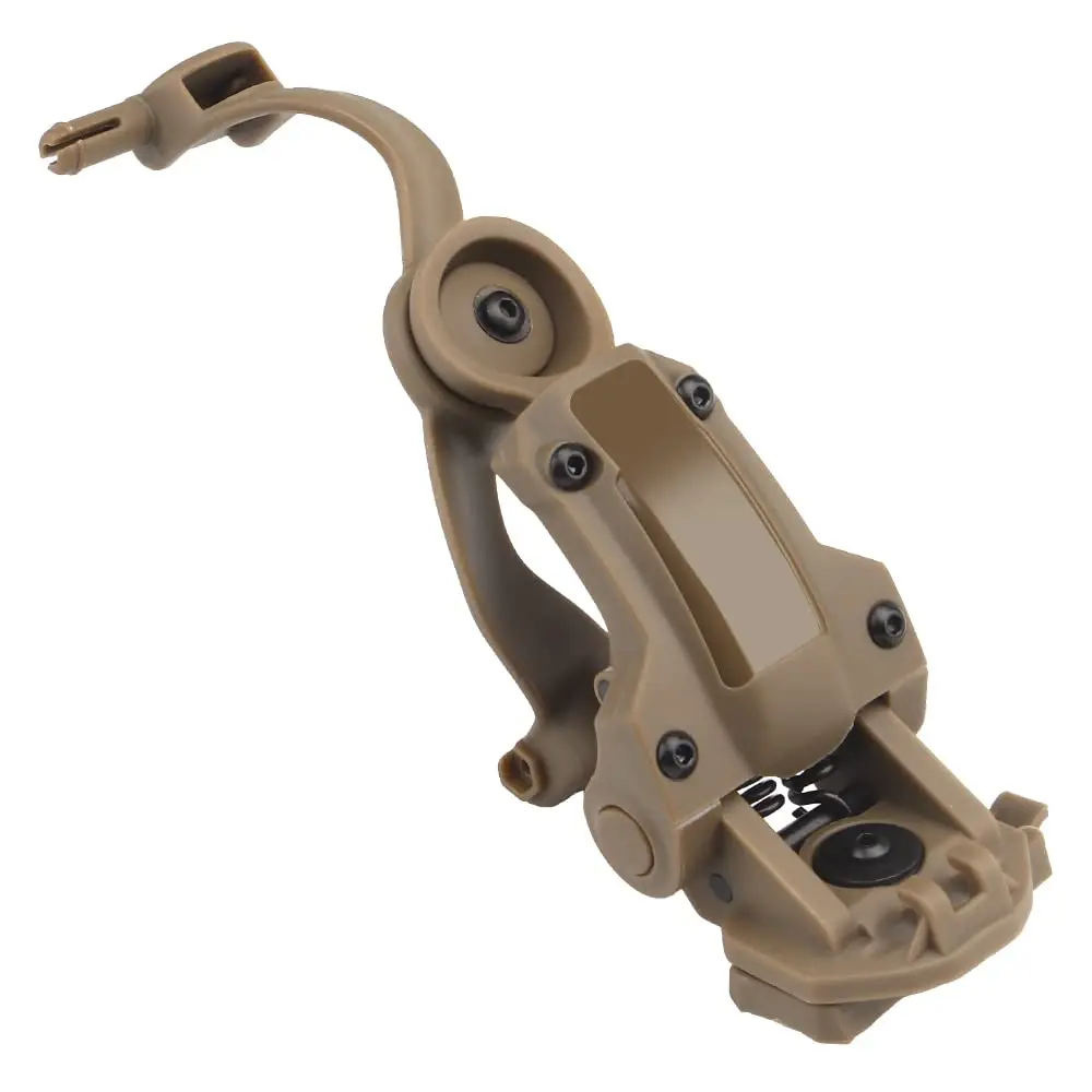 BOOIU-Adaptador de riel ARC Wendy para casco, soporte de auriculares de suspensión, rotación multiángulo, soporte táctico para auriculares - imagen 5