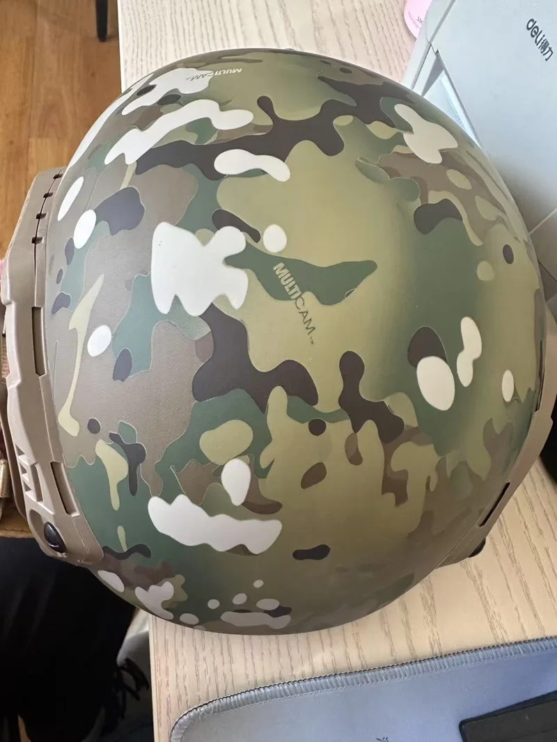 Casco de montañismo de campo MC de camuflaje táctico al aire libre - imagen 4