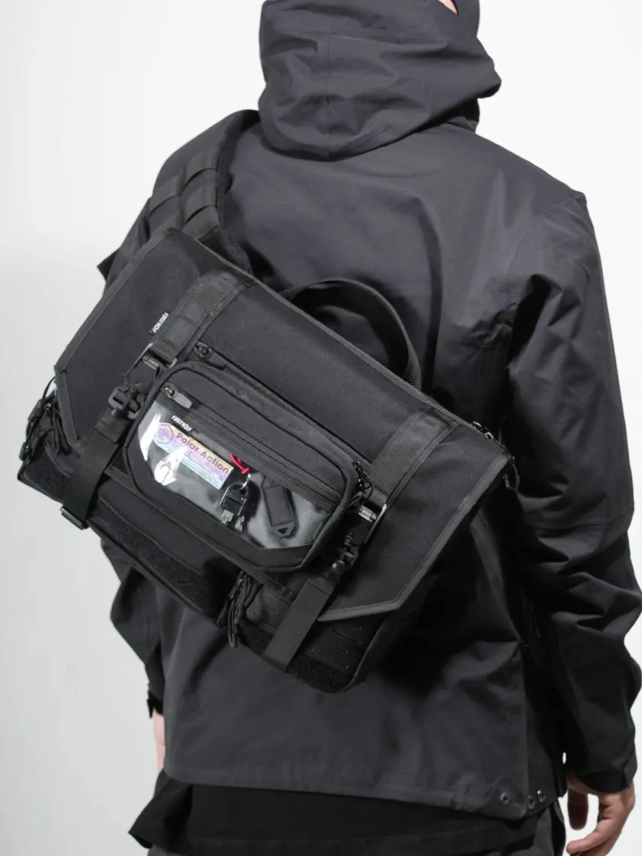 Carta de almacenamiento transparente de tamaño mediano para exteriores con ventana visible Molle Paquete Xpac impermeable - imagen 3