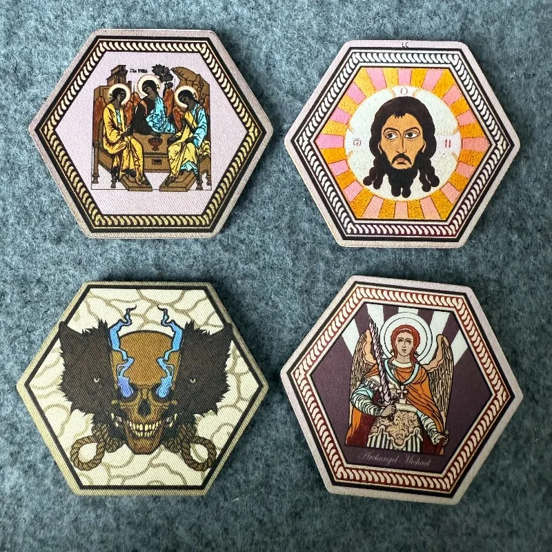 Parche táctico "Arcángel Michael", brazalete militar, insignia de moral con gancho y bucle, parches religiosos para ropa, mochila, Etc.