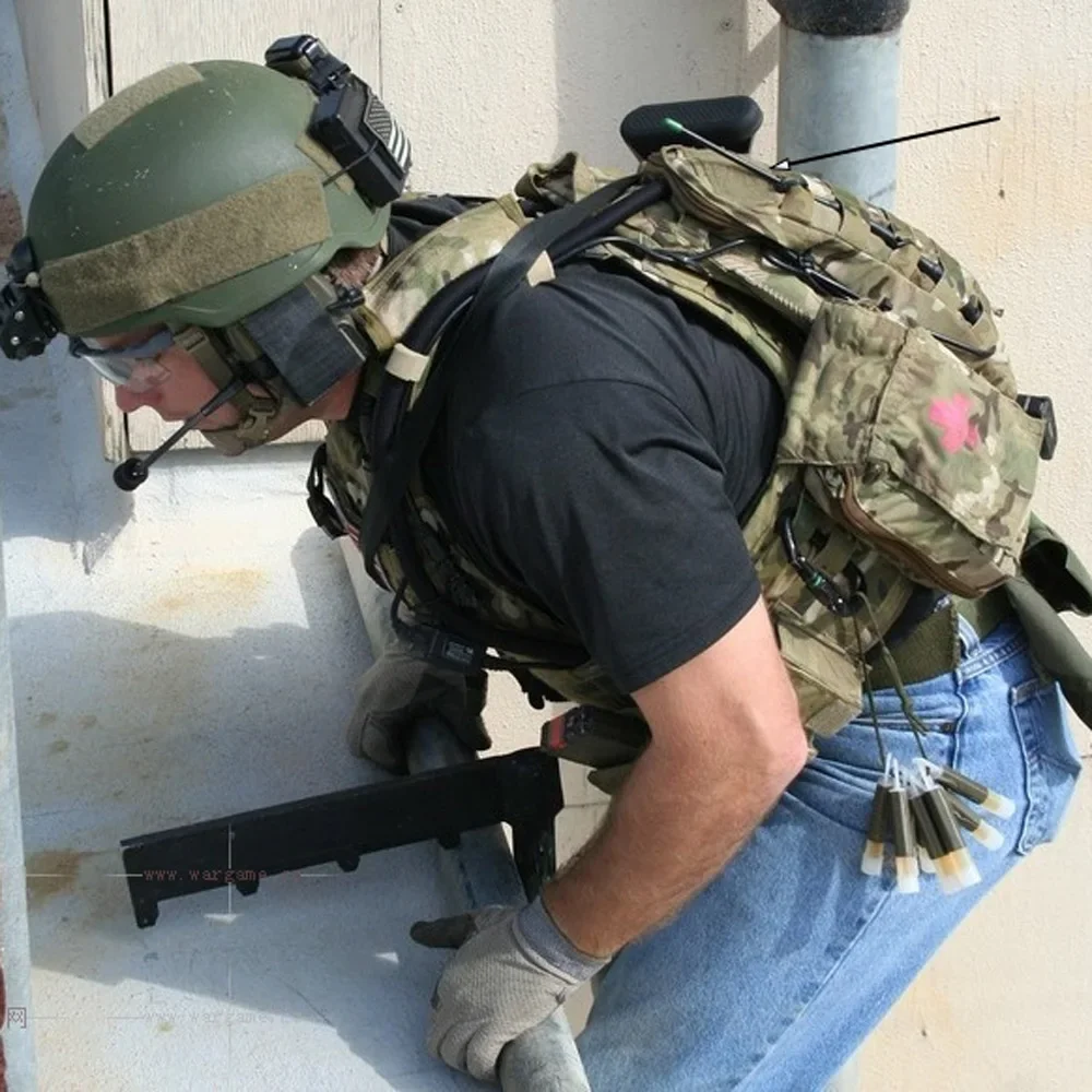 Versión funcional Comunicación Antena de punta verde PRC148 Antena de ganancia de cabeza verde pequeña TNC 2.15dm 400-470 - imagen 5