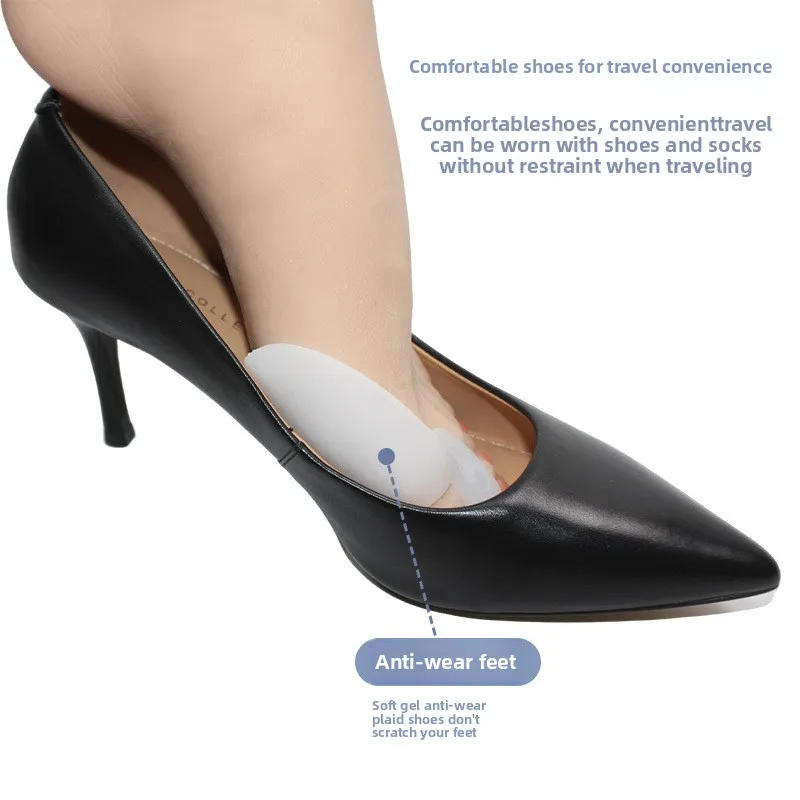 Corrector de pulgar de Gel de silicona, Protector de juanete, dedo del pie, Hallux Valgus, separador, alisador de dedo, ajustador, herramienta de cuidado de los pies, 2 uds. - imagen 5