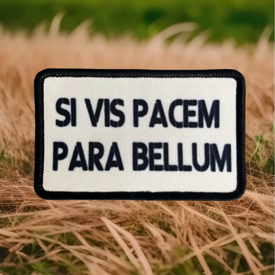 Parche táctico velcro Si vis pacem para bellum – Insignia moral - imagen 2