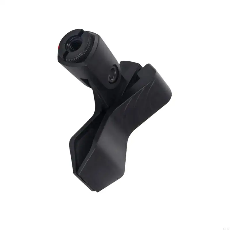 Clip soporte micrófono portátil, fácil configuración, posicionamiento ajustable para grabación óptima, abrazadera ABS - imagen 4