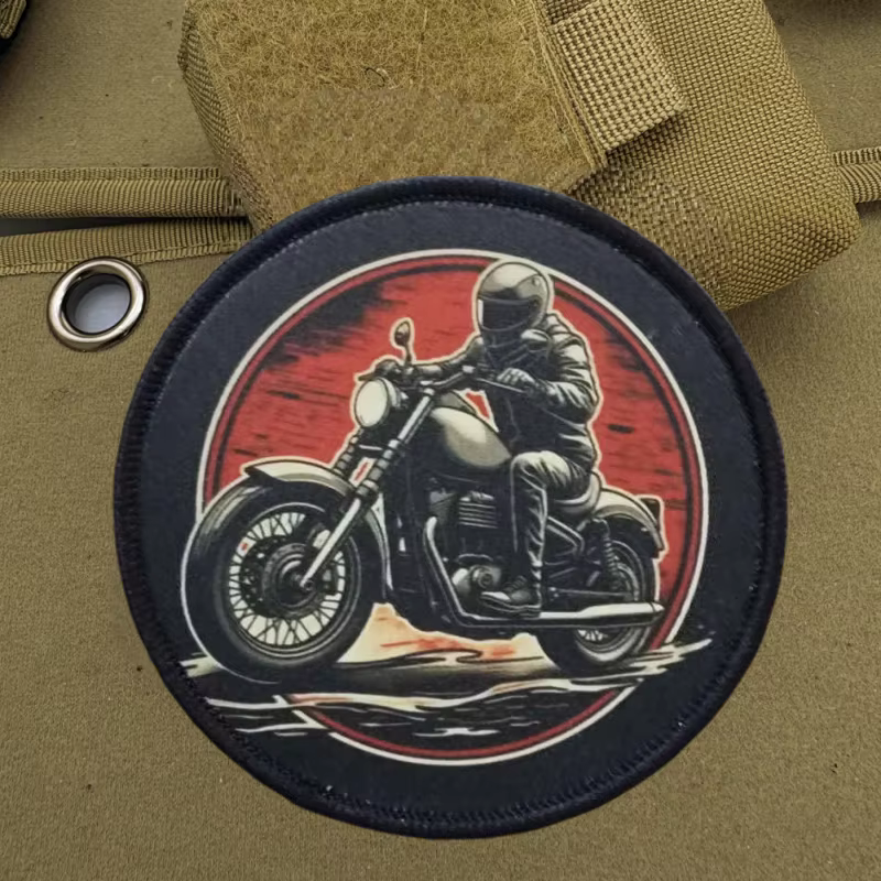 Parche táctico velcro motociclista – Para chaleco, gorra y mochila - imagen 4