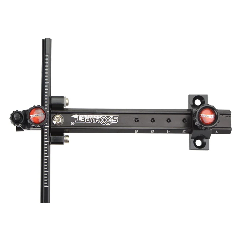 Mira de arco recurvo de tiro con arco, accesorio de aleación de aluminio para deportes al aire libre, caza, entrenamiento de tiro, 6 pulgadas, 1 unidad - imagen 5