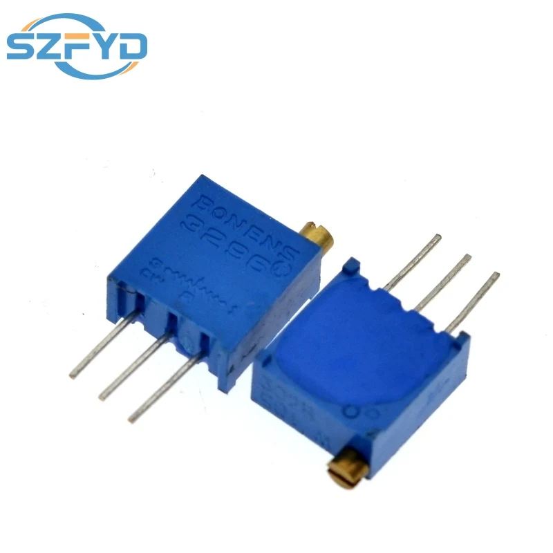 Kit de potenciómetro 20 piezas, resistencia Variable 3296W de alta precisión 100R -1M 200R 500R 1k 2k 5K 10K 20K 50K 100K 200k 500k - imagen 5