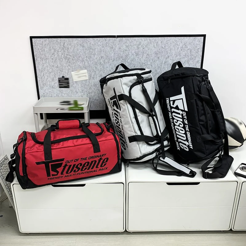 Bolsa de Yoga para gimnasio, mochila de lona deportiva con paquete de zapatos, bolsas de escalada para acampar y senderismo al aire libre, mochila grande para equipaje de viaje - imagen 5