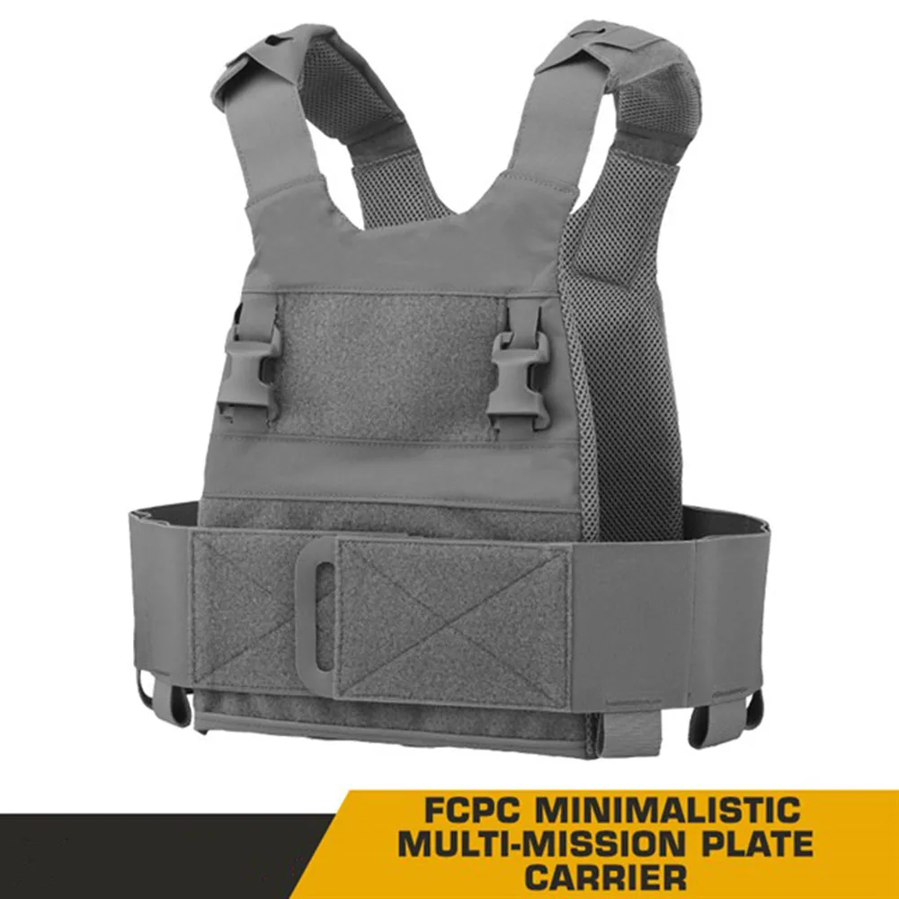 FCPC Chaleco táctico ligero de baja visibilidad portador de placa multimisión minimalista - imagen 3