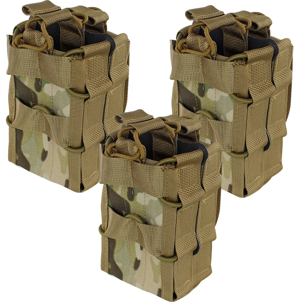 Bolsa magnética de doble capa 1000D Molle para M4, M14, M16, AR15, G36, Airsoft, caza, tiro, soporte magnético superior abierto - imagen 2