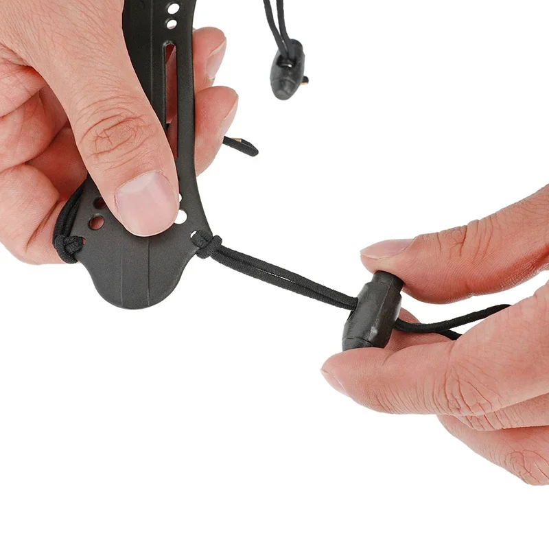 Protector de brazo de tiro con arco, Protector ajustable de nailon y carbono para antebrazo, arco recurvo tradicional, equipo protector de entrenamiento de caza y tiro - imagen 4