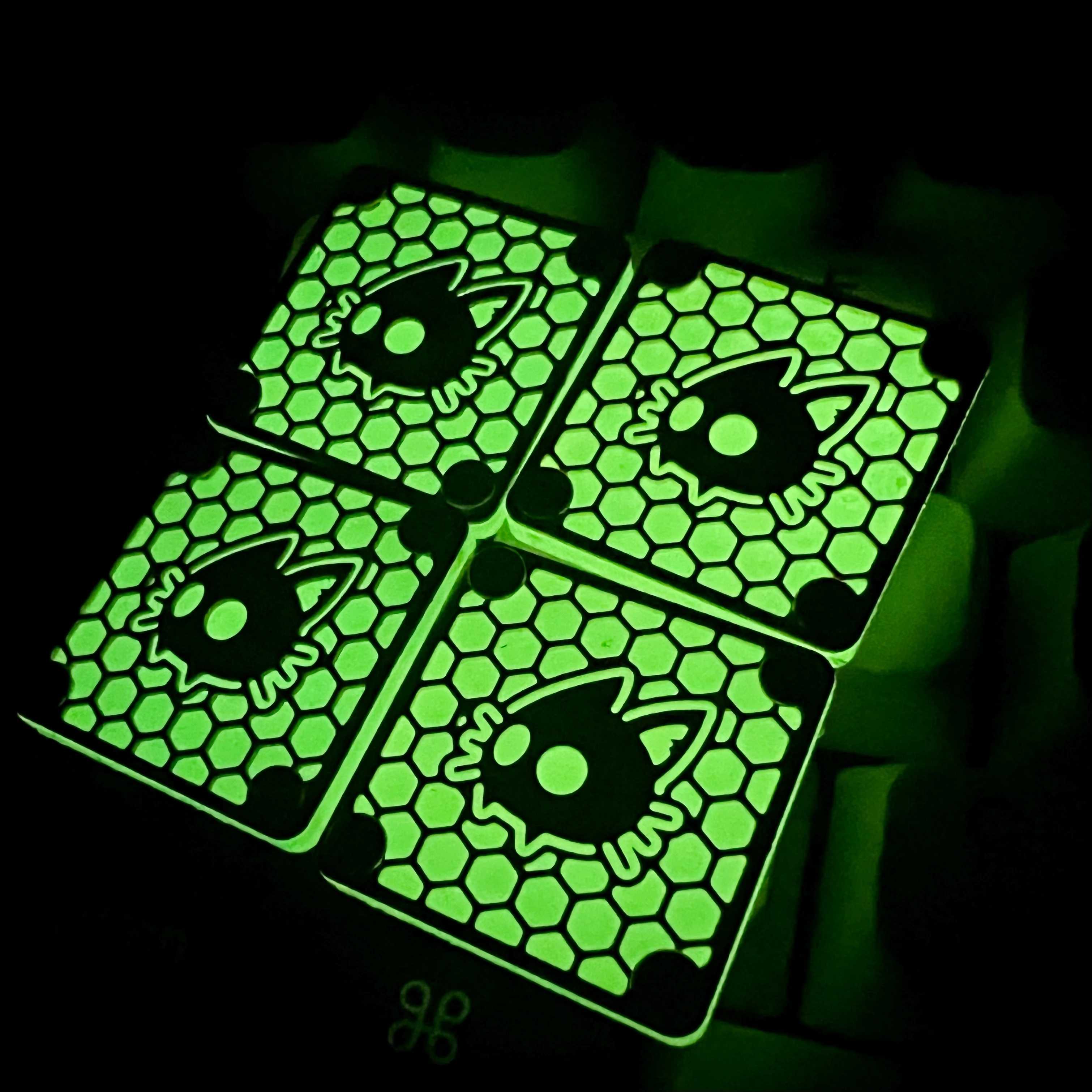 Sello hueco luminoso de aleación de titanio/latón con función de reconocimiento de gancho y bucle - imagen 4